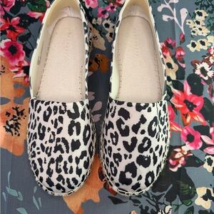 Sanctuary Havana Black and White Animal Print Espadrilles
